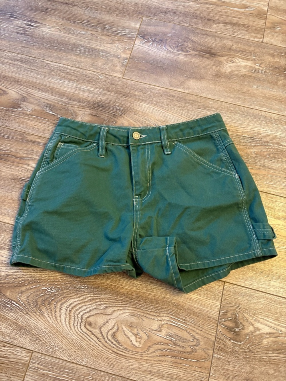 Dickies Forest Green Carpenter Jean Shorts